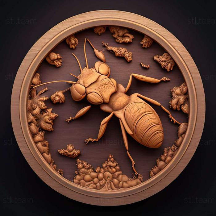 3D model Pheidole chrysops (STL)